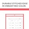 C-Line Products 9"x 12" Neon Red Vinyl Reusable Dry Erase Pocket, 30EA/BX, 5BX/CT 40814-BX - alternate 6