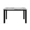 Global Furniture Usa Contemporary D8032Dt Wht/Blk Dining Table & D9026Dc Gry Dining Chair D8032DT-WHT/BLK + D9026DC-GRY - alternate 1