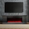 Lifesm 72-inch Media Fireplace with Faux Glass Beads in Black LDFP0009US-BLK - alternate 9