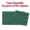 Smarty Had A Party Durable Hunter Green Paper Beverage/Cocktail Napkins, 600PK 803124B-CASE - alternate 6