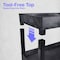 Luxor Tub Shelf Cart, High Density Polyethylene (Shelf)/Polyvinyl Chloride (Leg), 500 lb Load Capacity EC111HD-B - alternate 13