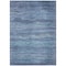Homeroots 5' X 8' Denim Blue And Sky Blue Abstract Washable Indoor Outdoor Area Rug 618269 - alternate 7