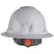 Klein Tools Hard Hat with Lamp, PC/ABS, 4-point Point Ratchet with Pivot, Type 1, Class E, White 60406RL - alternate 8