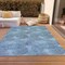 Homeroots 3' X 5' Denim Blue Navy Blue And Ivory Polka Dot Washable Indoor Outdoor Area Rug 614659 - alternate 6