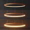 Jonathan Y Brice 23.75" Modern Contemporary Metal Round Dimmable Integrated LED Pendant, Orange JYL7203G - alternate 10