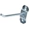Triton Products 3 In. Single Rod 30 Degree Bend Stainless Steel Pegboard Hook for Stainless Steel LocBoard, PK3 61323 - alternate 1