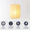 Jonathan Y Aurelia 13.75" 1-Light Scandinavian Japandi Adjustable Lantern Metal w/Ribbed Cocoon Capsule Shade L JYL4207A - alternate 6