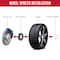 Coyote Wheel Accessories HUB CENTRIC RINGS 541 Millimeter Inside Diameter 73 Millimeter Outside Diameter Black Plastic S 73-5410 - alternate 4