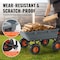 Vevor Poly Garden Dump Cart Heavy-duty Yard Carts and Wagons 800 lbs 10" Tires TC4270 - alternate 6