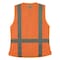 Ergodyne Hi-Vis Vest, 2XL, 29 1/2 " L, Orange 22476 - alternate 1