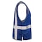 Dome75 Hi-Vis Safety Vest SM/MD Class Non-ANSI/Enhanced Visibility , Zipper 2 Pockets, 1 Mic Tab DV1281 - alternate 5