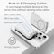 Alpha Digital Magnet Power Bank- 10,000mAh, 3 Cables, Wireless Charging - White ZL329-WT - alternate 4