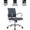 Leisuremod Benmar Modern Mesh Office Chair with Ergonomic Swivel Task Chair & Arms BO19GRM - alternate 6