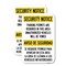 Signmission Parking Permits Are Required in This Area, Unauthorized, 12'' X 18'', Heavy Gauge Aluminum, 2PK A-1218-2PACK-22969 - alternate 1