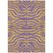 Homeroots 8' X 10' Purple And Copper Animal Print Washable Indoor Outdoor Area Rug 600705 - alternate 7