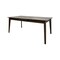 Homeroots 86" Gray and Walnut Wood Self-Storing Leaf Extendable Dining Table 716296 - alternate 7
