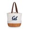 Picnic Time Family Of Brands NCAA Cal Bears Coronado Canvas and Willow Basket Tote - Picnic Bag 203-00-187-074-0 - alternate 1