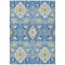 Homeroots 8' X 10' Blue Green And Orange Oriental Washable Indoor Outdoor Area Rug 597677 - alternate 7