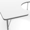 Flash Furniture Wren 66 in x 60 in Horseshoe Adjustable Height Activity Table, Thermal Laminate Top, Short Legs, White XU-A6066-HRSE-WHT-T-P-GG - alternate 5