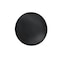 Laurey 1in Mushroom Knob with Ring Base - Summerland - Matte Black 12120 - alternate 4