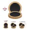 Smarty Had A Party 7.5" Black with Gold Marble Rim Disposable Plastic Appetizer/Salad Plates (120 Plates), 120PK 877BG-CASE - alternate 8