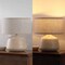 Jonathan Y Mikel 17.25" Organic Modern Tapered Sculptural Textured Ceramic-Look Resin LED Table Lamp, Crea, 2PK JYL5610A-SET2 - alternate 4