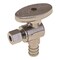 Premier Quarter Turn Angle Stop, 1/2 in. PEX Barb x 1/4 in. Compression, Lead Free Chrome NLT1331ARPQ - alternate 1