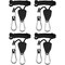 Ipower 2-Pair 1/8 Inch Adjustable Rope Hanger, Heavy Duty Grow Light Hangers with Reinforced Metal GLROPELITEX2 - alternate 1