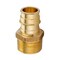 Thrifco Plumbing 3/4" x 1/2" Brass Male Adapter F1960 x MPT Lead Free - (PEX A) 7920186 - alternate 3