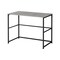 Homeroots 40" Gray and Black Wood and Metal Sled Computer Desk 489833 - alternate 5