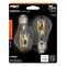 Feit Electric /2/RP LED Bulb, A15 Lamp, 75 W Equivalent, E26 Lamp Base, Yes, Clear, Soft White, 2PK BPA1575927CAFIL - alternate 1