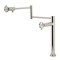 Kingston Brass Deck Mount Pot Filler Faucet with Knurled Handle, Polished Nickel KS4706RKX - alternate 1