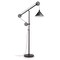 Homeroots 70" Black Reading Floor Lamp With Black Cone Shade 523360 - alternate 6