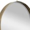 Homeroots 34" Gold Round Iron Framed Accent Mirror 485066 - alternate 6