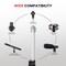 Pyle Telescope Microphone Boom Fish Pole for Shotgun Mics with Adjustable Length-5.7 ft ft. (PMKSB06) PMKSB06 - alternate 4