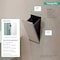 Hansgrohe XtraStoris Rock Recessed Trash Bin with Shelf & Tileable Door in Brushed Stainless Steel 56063800 - alternate 3