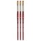 Princeton Velvetouch Flat Shader Brush, Synthetic Bristles, Short Handle Mixed Media Paintbrush, Size 8, 3PK P3950FS8 - alternate 1