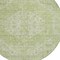 Homeroots 8' Sage And Ivory Round Oriental Washable Indoor Outdoor Area Rug 603817 - alternate 7
