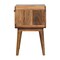 Homeroots 22" Brown Solid Wood Two Drawer Nightstand 701732 - alternate 8