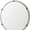 Homeroots 29" Gold Metal Round Accent Mirror 607282 - alternate 3
