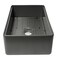 Alfi Brand Grey Matte Workstation 33''X20'' Single Bowl Step Rim Fireclay Farm Sink W/ Accessories ABFS3320S-GM - alternate 5