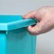 Storex 4 Gallon Storage Bin with Lid, Teal 61437U06C - alternate 3