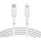 Belkin BoostCharge USB-C to Lightning Cable (1 meter / 3.3 foot, White) CAA003BT1MWH - alternate 1
