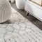 Jonathan Y Moroccan HYPE Boho Vintage Diamond Cream/Gray 5 ft. x 8 ft. Area Rug MOH101B-5 - alternate 7