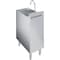 Amgood 22 in. x 12 in. Stainless Steel Underbar Hand Sink with Cabinet Base SINK UHSC-2212-Z - alternate 6