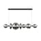 Euf Atomo, Chandelier, 3-Light, 56", Matte Black, Smoked Glass 46772-060 - alternate 3