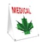 Signmission Medical Cannabis Dispensary, 24 Inch x 18 Inch A-frame Yard Sign, Plastic Sign SBC-1824-Medical Cannabis Dispensary - alternate 1