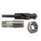 Drill America 1" Carbon Steel NPT Pipe Tap, Hex Die and 1-5/32" HSS Drill Bit Kit HXPOU1NPT - alternate 1