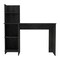Homeroots 47" Gray Computer Desk With Hutch 403836 - alternate 1