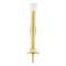 National Hardware Utility Door Stop, 23/32 in Dia Base, 3 in Projection, Zinc, Brass N830-560 - alternate 4